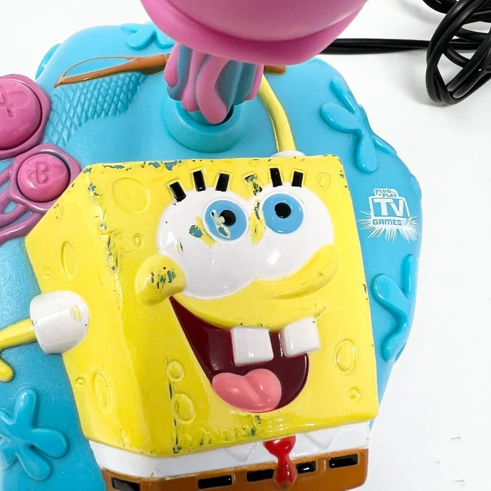 JAKKS SpongeBob SquarePants 5-in-1 Joystick Plug N Play TV Games